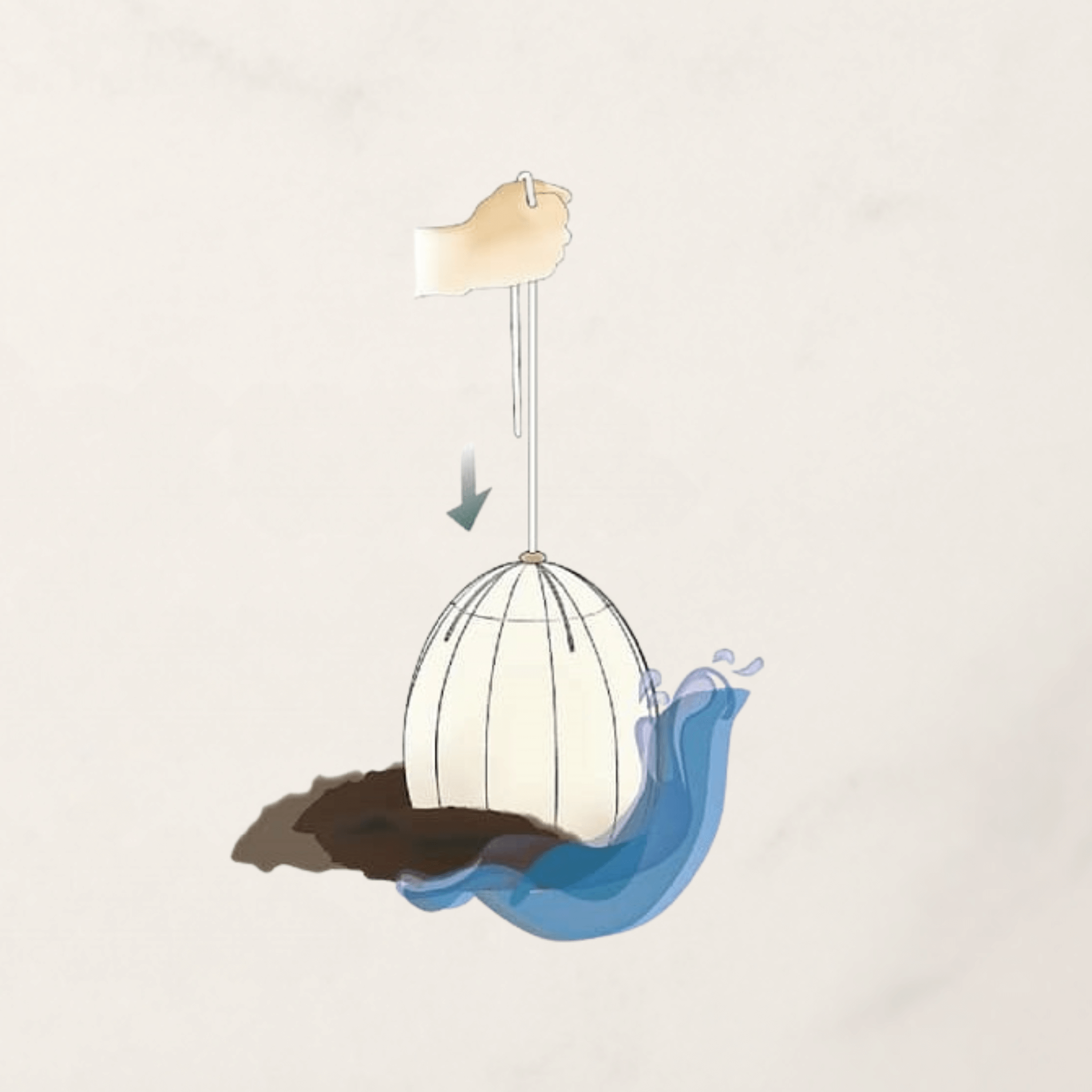 bio urna földbe vízbe helyezése